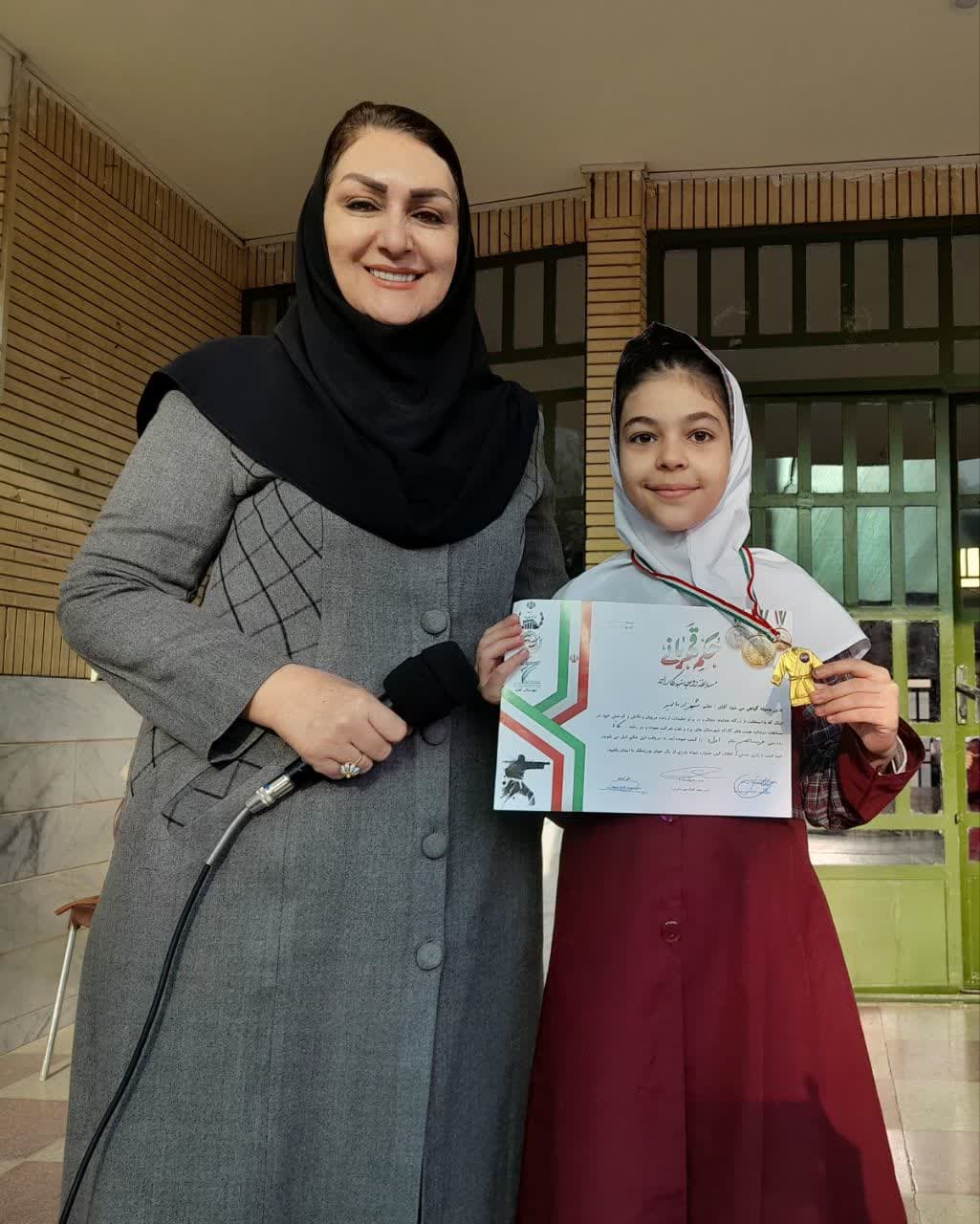 کسب مقام اول کشوری دررشته ی کاراته